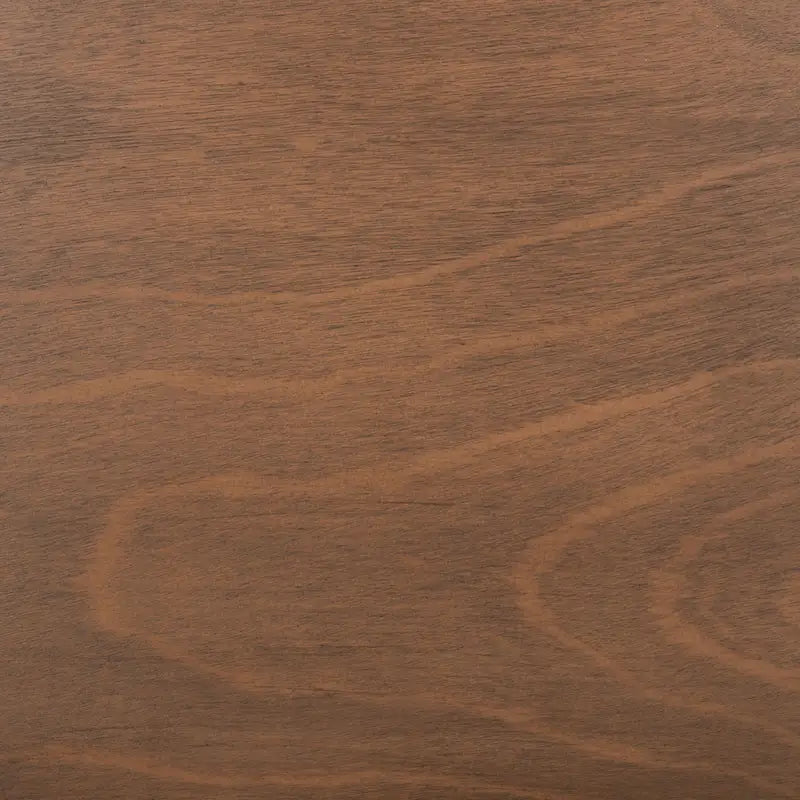 Bureau classique 1 tiroir avec pieds tournés et plateau marron foncé