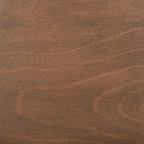 Bureau classique 1 tiroir avec pieds tournés et plateau marron foncé