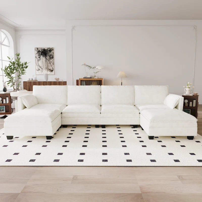 Fauteuil d'appoint pivotant à 360° en tissu bouclette de 32 pouces, entièrement assemblé