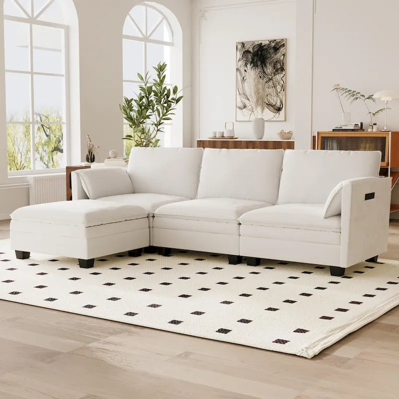 Fauteuil d'appoint pivotant à 360° en tissu bouclette de 32 pouces, entièrement assemblé