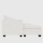 Fauteuil d'appoint pivotant à 360° en tissu bouclette de 32 pouces, entièrement assemblé