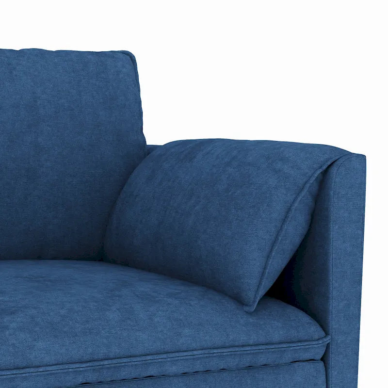 Fauteuil d'appoint pivotant à 360° en tissu bouclette de 32 pouces, entièrement assemblé