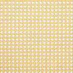 Lit plateforme King avec tête de lit en rotin et rangement sous le lit