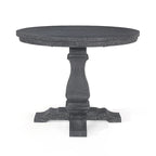 Table à manger extensible en bois avec base en bois d'hévéa, peut accueillir jusqu'à 6 personnes, capacité de 136 kg