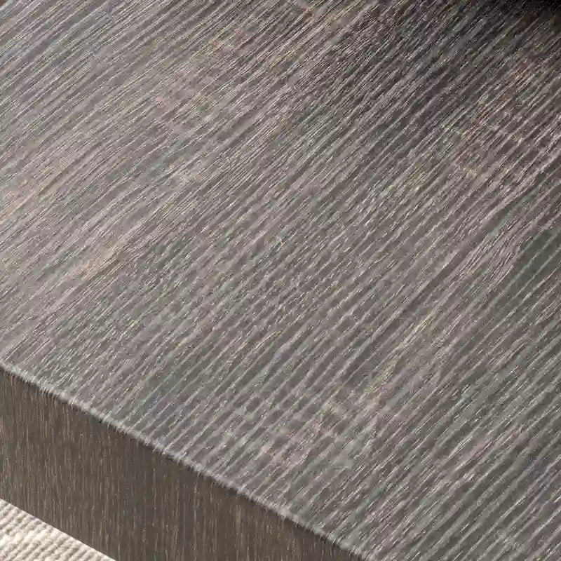 Table basse en béton gris moderne avec base en bloc, capacité de 100 kg