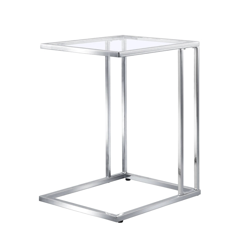 Table basse Gideon en verre trempé