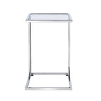 Table d'appoint en C Gideon en verre