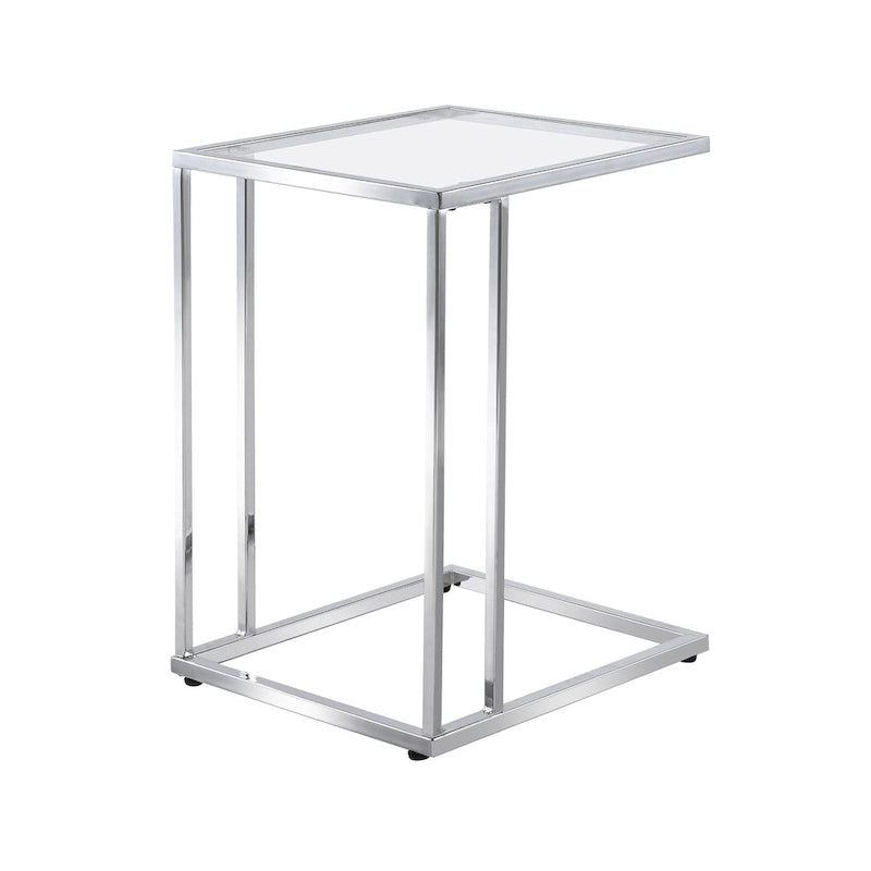 Table d'appoint en C Gideon en verre