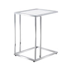 Table d'appoint en C Gideon en verre