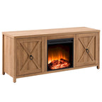 Table basse tournante 3 niveaux en bois, finition chêne noir, ronde 80 cm