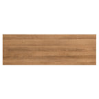 Table basse tournante 3 niveaux en bois, finition chêne noir, ronde 80 cm