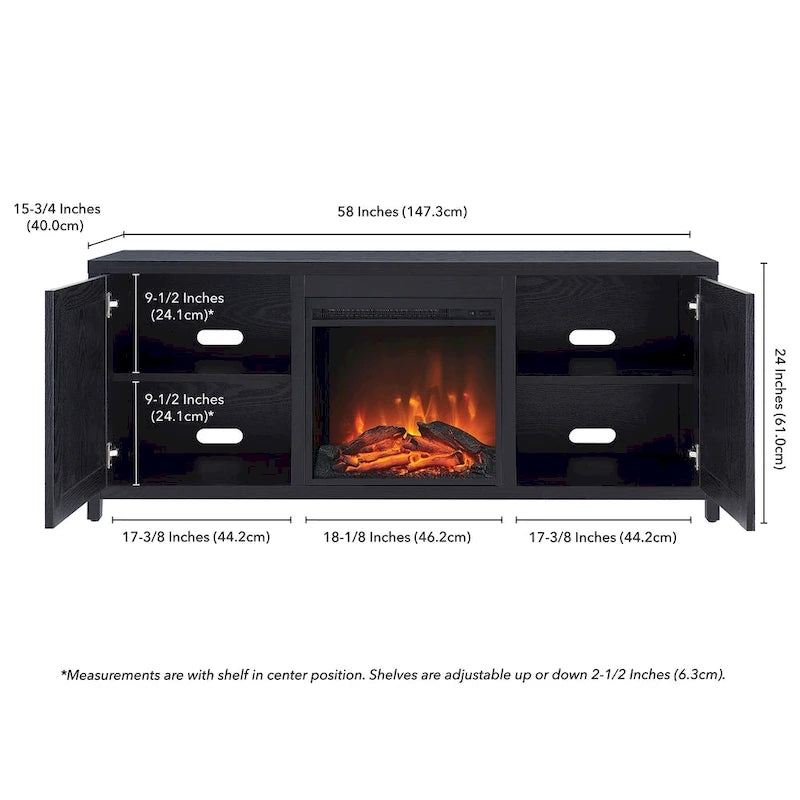 Table basse tournante 3 niveaux en bois, finition chêne noir, ronde 80 cm