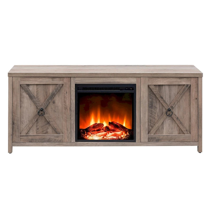 Table basse tournante 3 niveaux en bois, finition chêne noir, ronde 80 cm