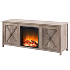 Table basse tournante 3 niveaux en bois, finition chêne noir, ronde 80 cm
