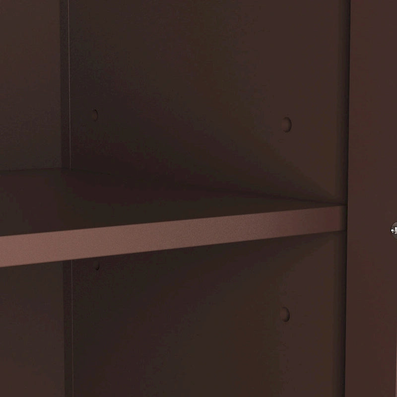55.1H Buffet Laqué, Armoire de Rangement, Portes en Verre, Bibliothèque