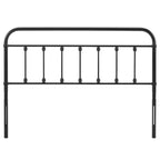 Tête de lit en métal noir Queen Size Ellen Classic