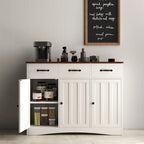 Buffet de ferme 42,5 po, armoire de rangement de cuisine en bois moderne avec étagère réglable
