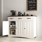 Buffet de ferme 42,5 po, armoire de rangement de cuisine en bois moderne avec étagère réglable