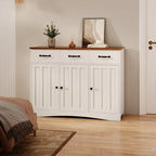 Buffet de ferme 42,5 po, armoire de rangement de cuisine en bois moderne avec étagère réglable