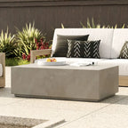 Table basse Fresno en béton gris moderne