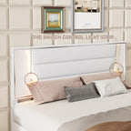 Ensembles de chambre à coucher 3 pièces Lit rembourré Queen Size