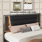 Ensembles de chambre à coucher 3 pièces Lit rembourré Queen Size